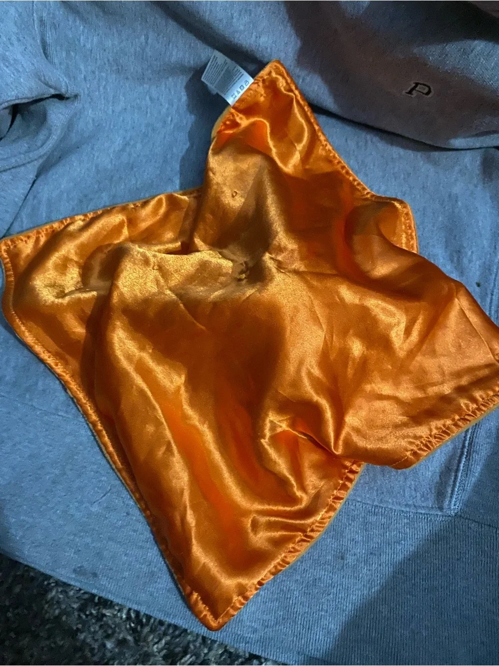 Unbranded Orange Plush Pumpkin Lovey blanket - My First Halloween